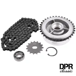   Szekunder hajtás készlet, SIMSON, S51 - 112, DID, DPR CLASSIC