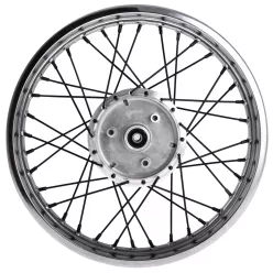   Kerék, króm, fekete kerékagy, SIMSON, 1,85x16, S50/51/70, DPR CLASSIC