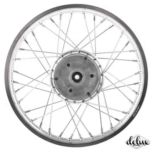 Kerék, SIMSON 1,4x16, S50/51, alu, inox, DELUX