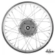 Kerék, SIMSON 1,4x16, S50/51, alu, inox, DELUX