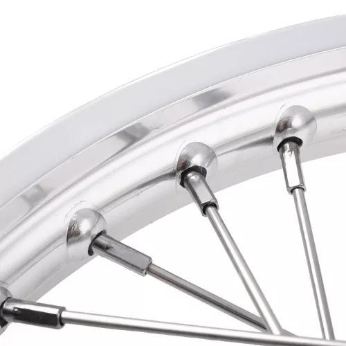 Kerék, SIMSON 1,4x16, S50/51, alu, inox, DELUX