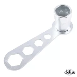   Gyújtógyertya kulcs, 23mm, univerzális, horganyzott, Delux