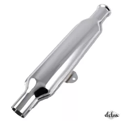 Kipufogó, JUNAK M07 M10, króm, DELUX