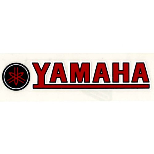 Matrica, YAMAHA, sötétpiros-fekete-fehér + LOGO készlet