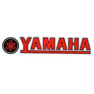 Matrica, YAMAHA, piros-fekete-ezüst + LOGO készlet