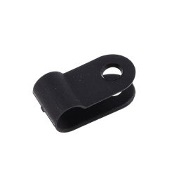 Kábeltartó-bilincs, fekete, PVC 4,8MM - 3/16" GUFERO