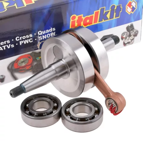 Főtengely, ITALKIT RACING, MINARELLI AM6 LC 20MM + csapágyak