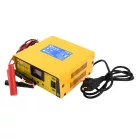 Akkumulátortöltő, mikroprocesszoros, LCD, 6/12V, 15A