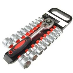   Dugókulcsok + RACSNIS CSAVARKULCS, 1/2" készlet, 19 db