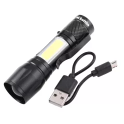 Taktikai zseblámpa, mini LED COB, 10W