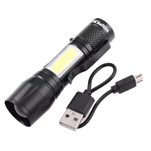 Taktikai zseblámpa, mini LED COB, 10W