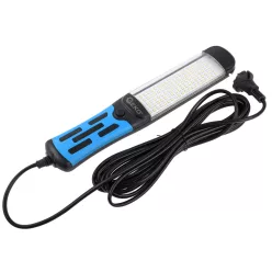 Műhelylámpa, LED, 230V 15W, mágnessel és kampóval