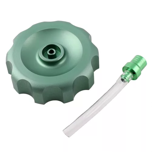 Üzemanyagtartály sapka, SIMSON, ALU CNC, zöld, JMP