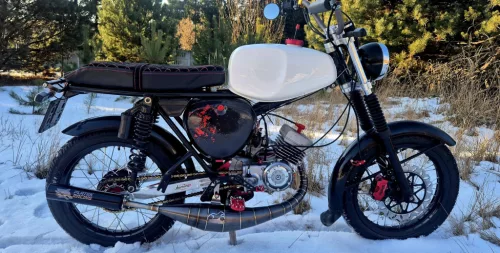 Kipufogó, PLATEK RACING, Simson S85-110, RACING PREMIUM, JMP LIMITED BLACK EDITION