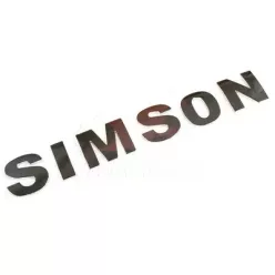   Üzemanyagtartály (tank) matrica, SIMSON, LETTERS, ALU, SET, JMP