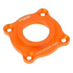   Olajtömítés rögzítőlemez, meghajtó lánckerékhez, narancssárga, Simson, CNC, Racing JMP