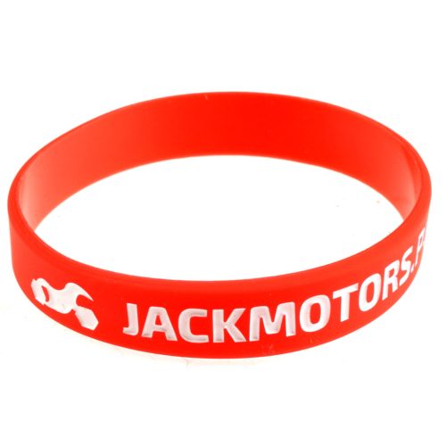 Szilikon kézi szalag, JACK MOTORS, piros