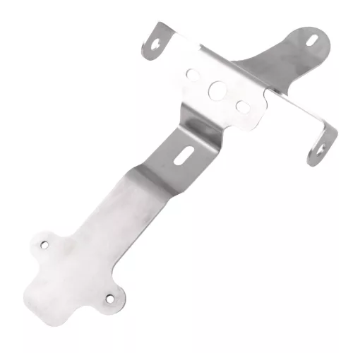 Hátsó lámpa / irányjelző / rendszámtábla tartó, SIMSON S51, TUNING, INOX, JMP