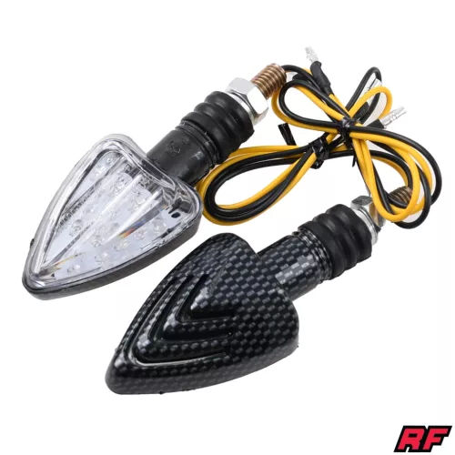 Irányjelző, mini, LED, karbon, ARROW, V5 készlet