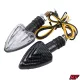 Irányjelző, mini, LED, karbon, ARROW, V5 készlet