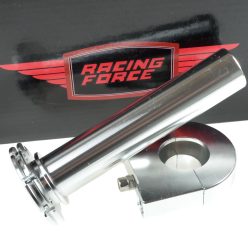   Gázkar, ezüst, gyorsgázkar, RACING FORCE, ALU, CNC, TYP ZT