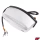 Hátsó lámpa, univerzális, LED, fehér, V2 RACING FORCE