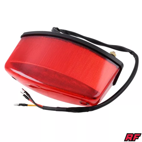 Hátsó lámpa, univerzális, LED, piros, V2 RACING FORCE