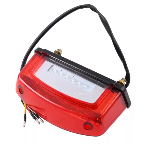 Hátsó lámpa, univerzális, LED, piros, V2 RACING FORCE