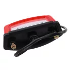 Hátsó lámpa, univerzális, LED, piros, V2 RACING FORCE