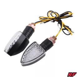 Irányjelző, mini, LED, fekete, ARROW, V9 készlet