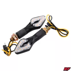 Irányjelző, mini, LED, fekete, ARROW, V15 készlet
