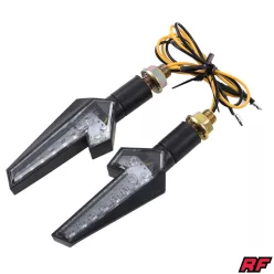 Gyújtás, mini ARROW LED, fekete, V16 készlet