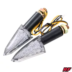 Gyújtás, mini ARROW LED, fekete, V17 készlet