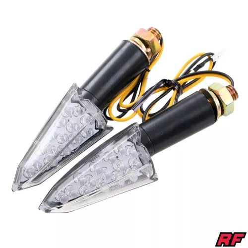 Gyújtás, mini ARROW LED, fekete, V17 készlet