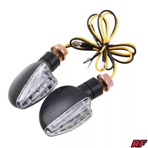 Irányjelző, mini, LED, fekete, ARROW, V19 készlet