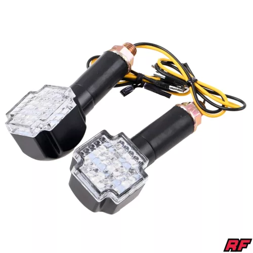 Irányjelző, mini, LED, fekete, ARROW, V21 készlet