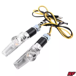 Irányjelző, mini, LED, króm, ARROW, V22 készlet