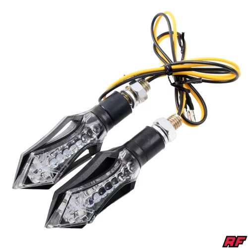 Irányjelző, mini, LED, fekete, ARROW, V26 készlet