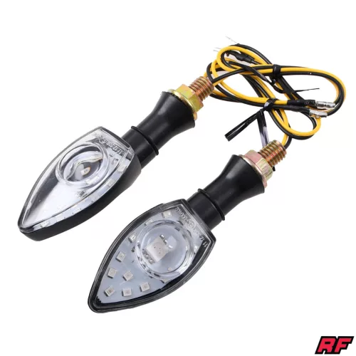 Irányjelző, mini, LED, fekete, ARROW, V27 készlet