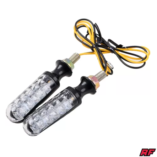 Irányjelző, mini, LED, fekete, ARROW, V28 készlet