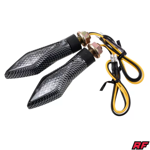 Irányjelző, mini, LED, karbon, ARROW, V29 készlet