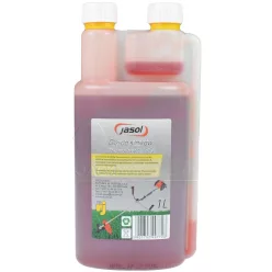 Olaj, JASOL 2T, félszintetikus, piros, 1L