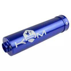 Kipufogóvég, KRM PRO RIDE, alu, sötétkék, 70-90CC