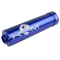 Kipufogóvég, KRM PRO RIDE, alu, sötétkék, 90-110CC