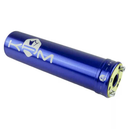 Kipufogóvég, KRM PRO RIDE, alu, sötétkék, 90-110CC