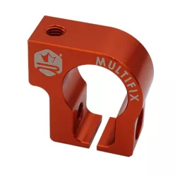   Kipufogó rögzítő bilincs, MULTIFIX, KRM PRO RIDE, CNC, narancssárga