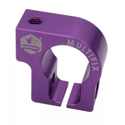   Kipufogó rögzítő bilincs, MULTIFIX, KRM PRO RIDE, CNC, lila