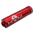 Kipufogóvég, KRM PRO RIDE, alu, piros, 50-70CC