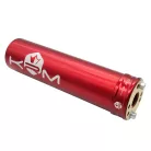 Kipufogóvég, KRM PRO RIDE, alu, piros, 50-70CC