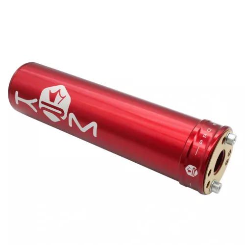 Kipufogóvég, KRM PRO RIDE, alu, piros, 50-70CC